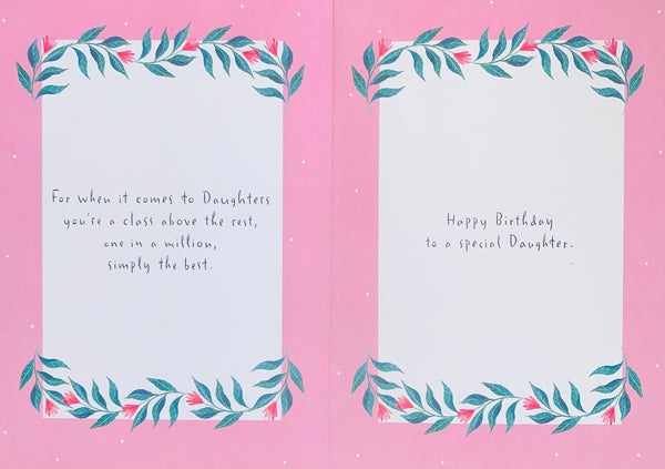 Daughter birthday card - beautiful butterflies