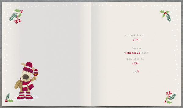 Daughter Christmas card- Boofle