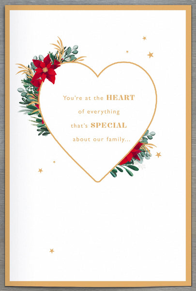 Luxury Mum and Dad Christmas card
