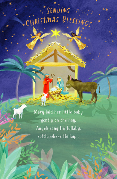 Religious Christmas card