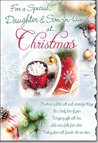 Daughter and Son-in-law Christmas card- sentimental verse