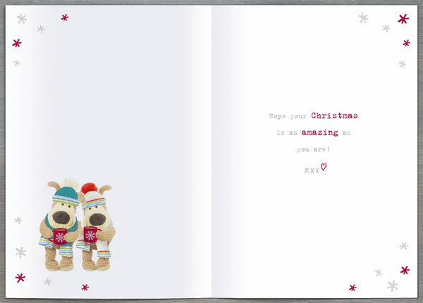Friend Christmas card - Boofle