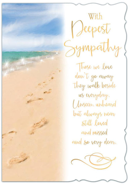 Sympathy card- side by side