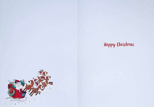 Godparents Christmas card