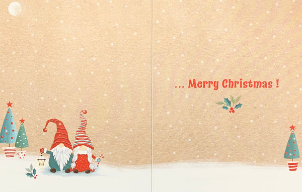 To both of you Christmas card - cute gonks