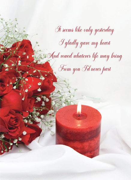 Wife anniversary card - sentimental verse