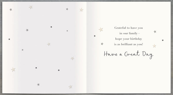 Step-dad birthday card - modern