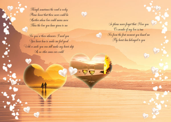 Husband birthday card - sentimental verse