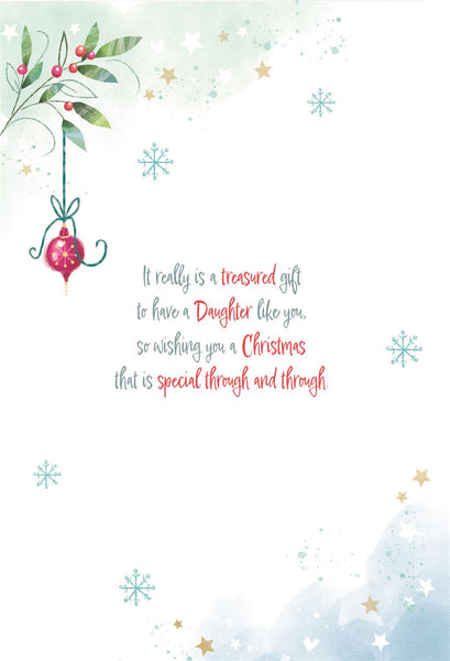 Daughter Christmas card- Christmas sleigh