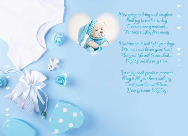 Great-Grandson birth congratulations card