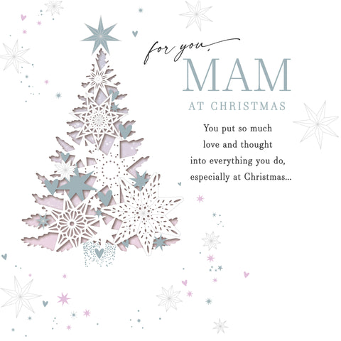 Mam Christmas card- Christmas tree