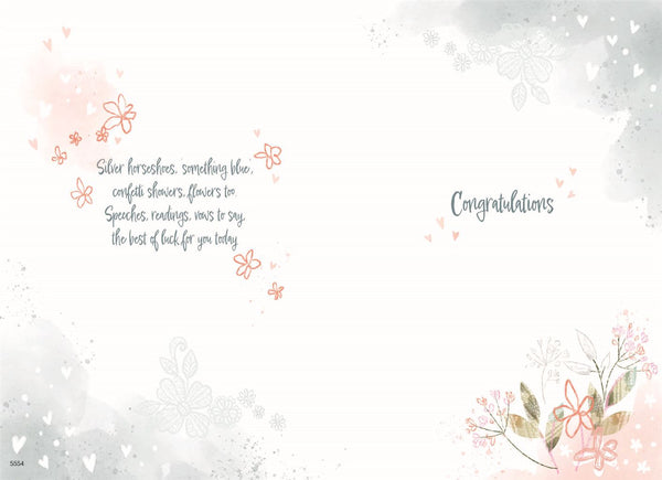 Wedding day card - Happily ever after