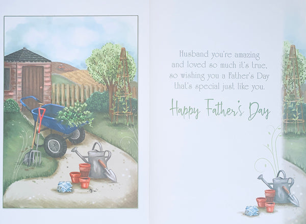 Husband Father’s Day card - gardening