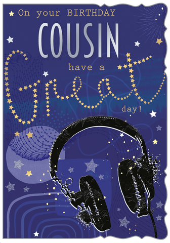 Cousin birthday card - gamer