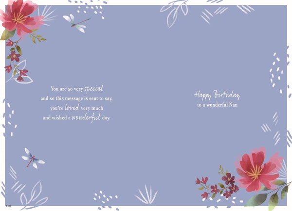 Nan birthday card- sentimental verse