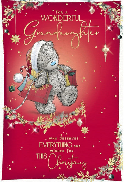 Me to you - Granddaughter Christmas card