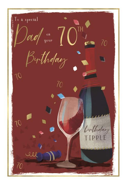 Dad 70th birthday card