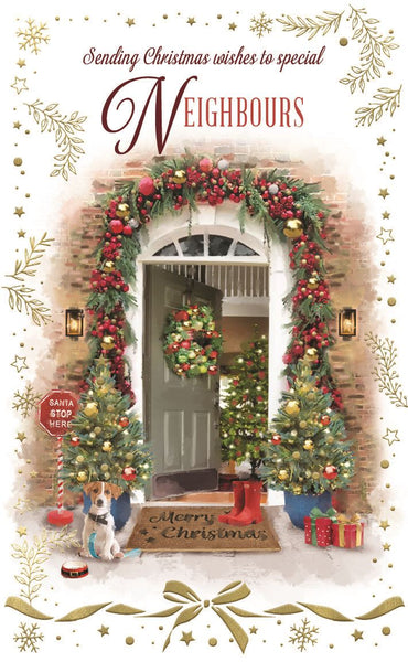 Neighbours Christmas card - special neighbours