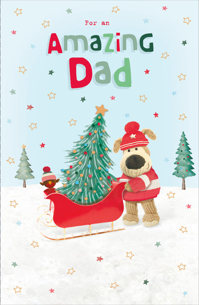 Dad Christmas card - Boofle