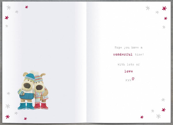 Sister and brother in law Christmas card - Boofle