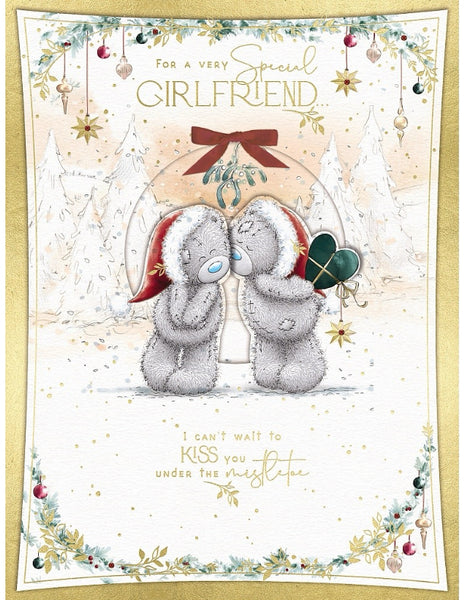 Me to you - Girlfriend Christmas card- large boxed card