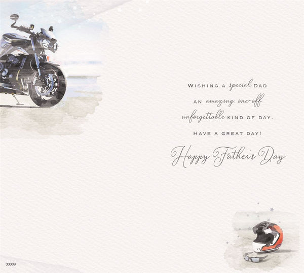 Dad Father’s Day card- motorbike