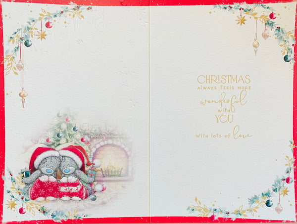 Me to you Mum Christmas card- tatty teddy