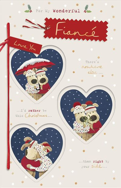 Luxury Fiancé Christmas card - Boofle