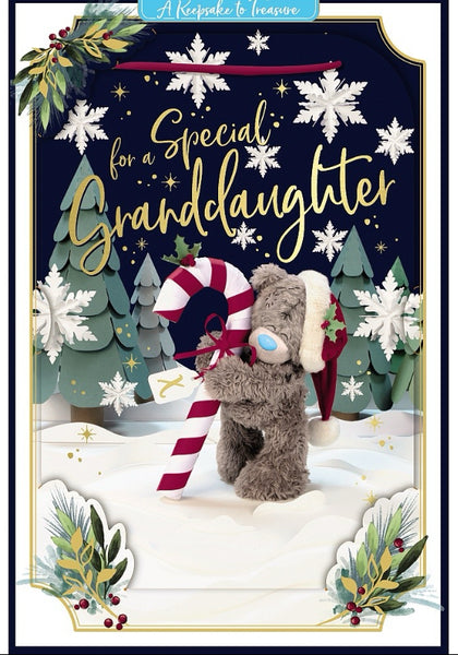 Me to you- Granddaughter 3D Christmas card
