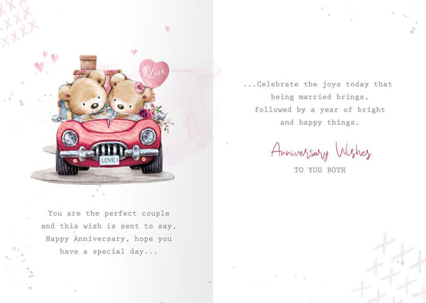 Your anniversary card - cute bears