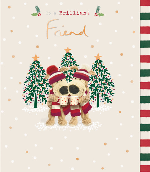 Friend Christmas card - Boofle