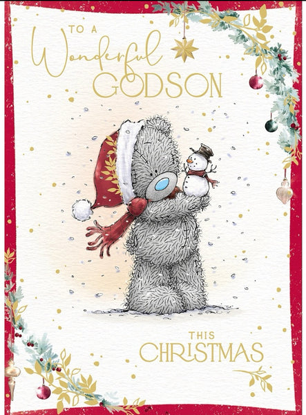 Me to you - Godson Christmas card