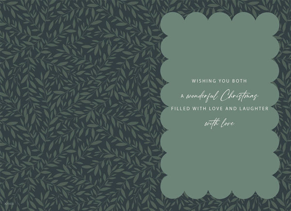 Sister Christmas card - Christmas baubles
