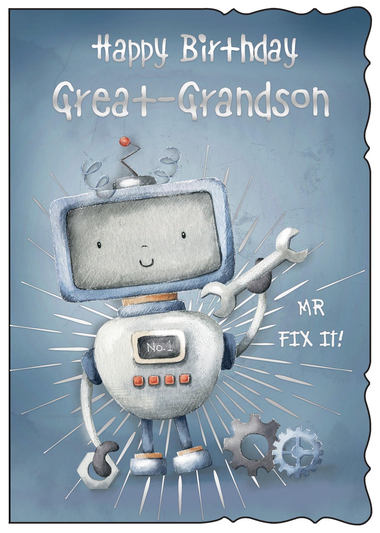 Great-Grandson birthday card - cute animals