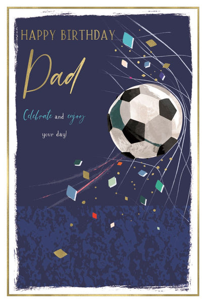 Dad birthday card- football