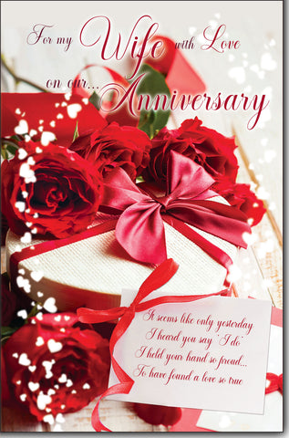Wife anniversary card - sentimental verse