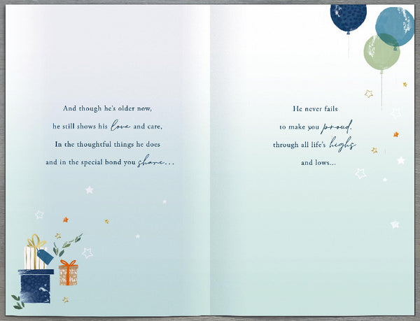 Son birthday card - what is a son? - Sentimental verse
