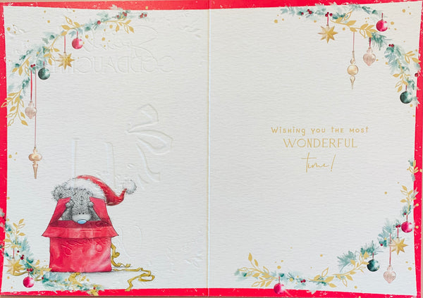 Me to you - Goddaughter Christmas card