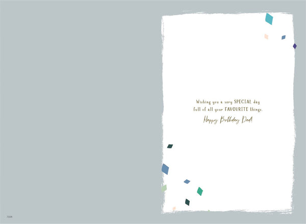 Dad birthday card- football