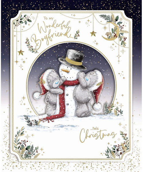 Me to you - Boyfriend Christmas card- boxed card