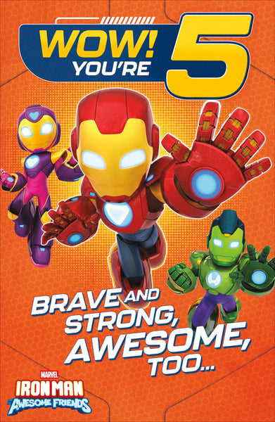 Age 5 Iron Man and friends
