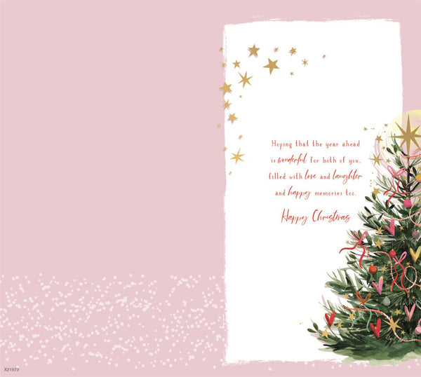 Son and Daughter in law Christmas card- Christmas tree