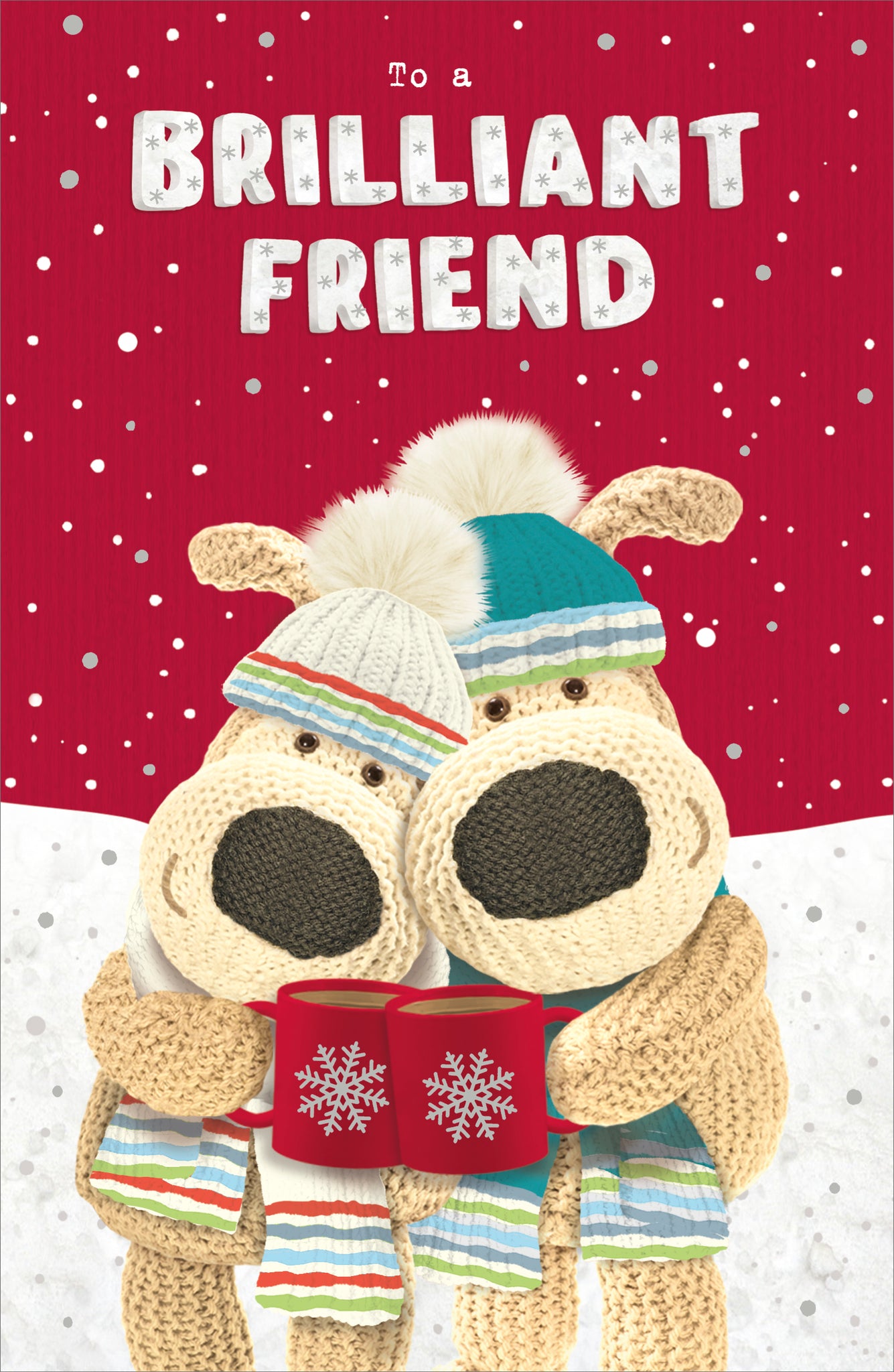 Friend Christmas card - Boofle