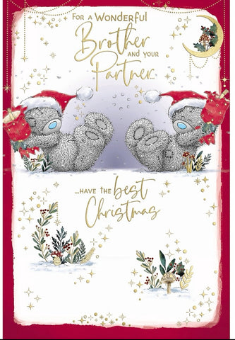Me to you - Brother and Partner Christmas card