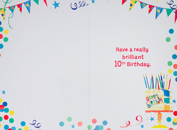 10th birthday card