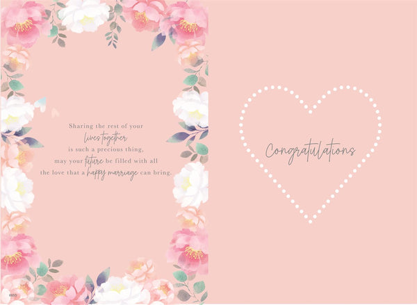 Granddaughter and Husband wedding day card