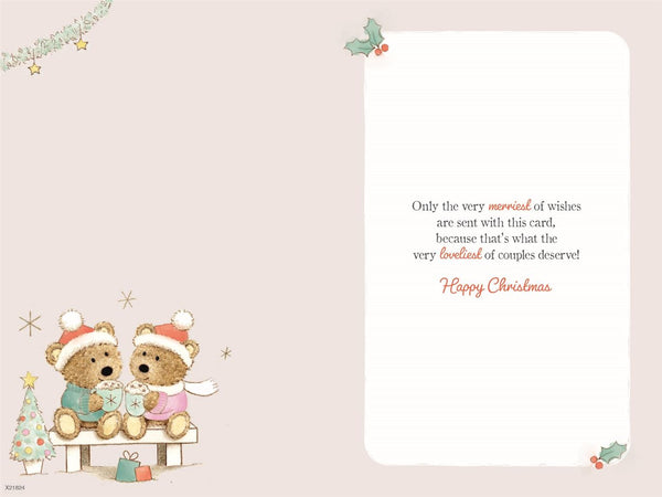 Daughter and Son-in-law Christmas card - cute bears