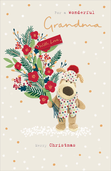 Grandma Christmas card- Boofle
