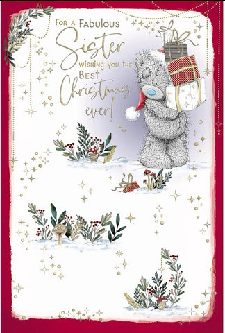 Me to you - Sister Christmas card