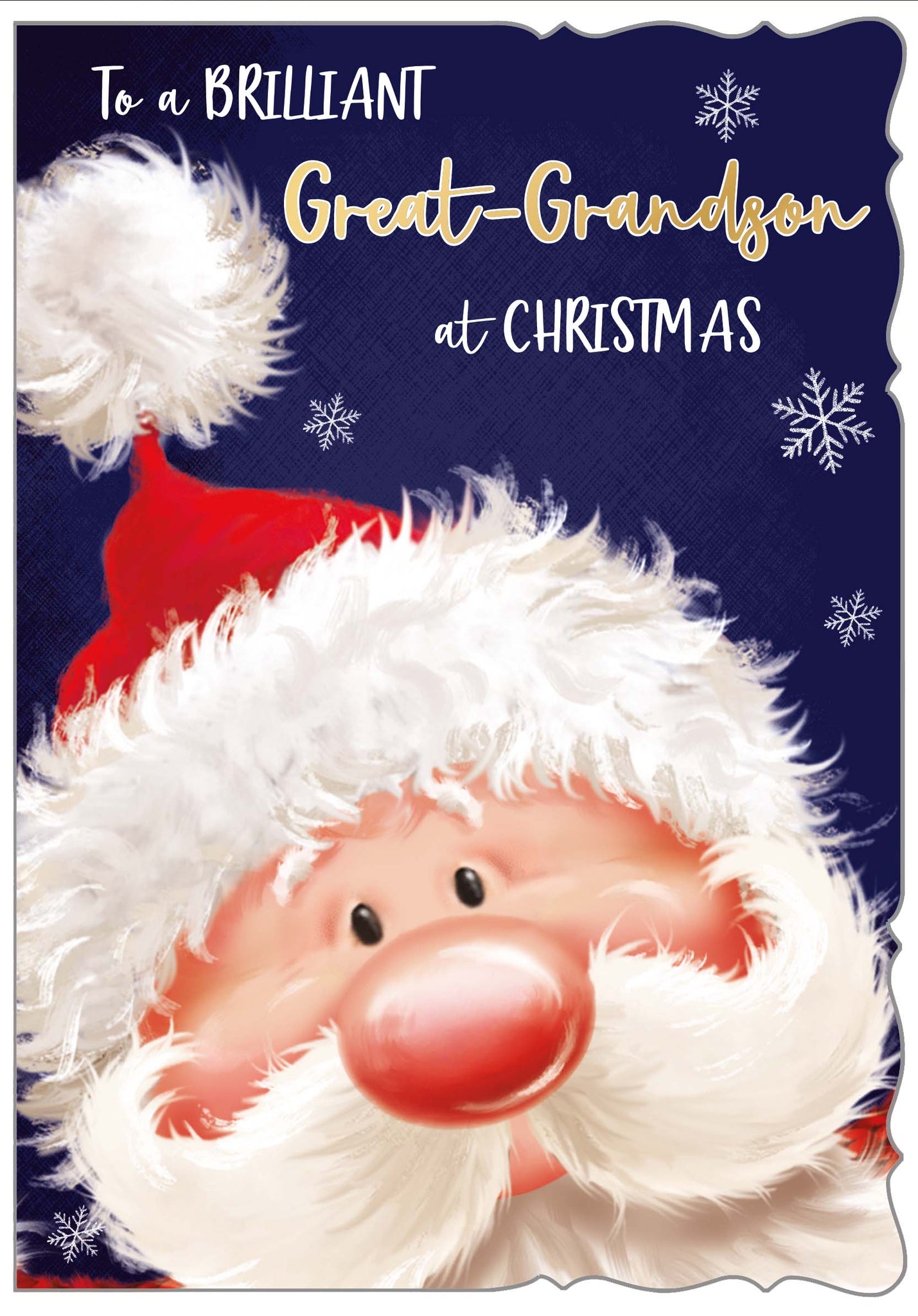 Great Grandson Christmas card - Father Christmas